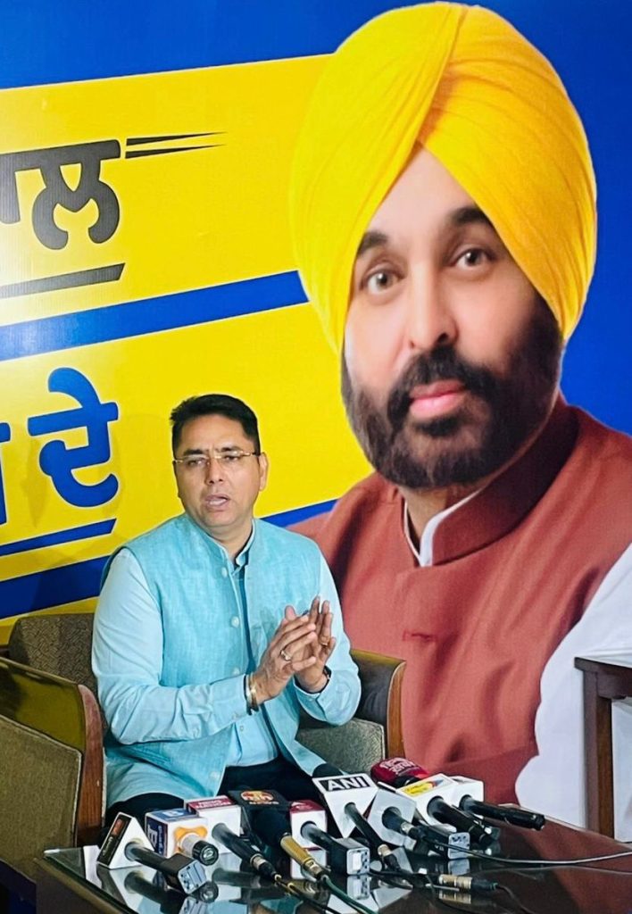 ਭਗਵੰਤ ਮਾਨ ਦੀ ਅਗਵਾਈ ਵਾਲੀ ਸਰਕਾਰ ਪੰਜਾਬ ਨੂੰ ਦੇਸ਼ ਦਾ ਮੋਹਰੀ ਬਣਾਉਣ ਲਈ ਕਰ ਰਹੀ ਅਣਥੱਕ ਯਤਨ: ਅਮਨ ਅਰੋੜਾ