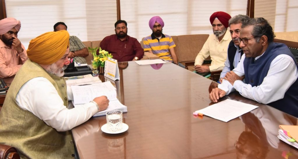 ਜੌੜਾਮਾਜਰਾ ਨੇ ਜੀ.ਓ.ਜੀ. ਸਕੀਮ ਸਬੰਧੀ ਮਸਲਿਆਂ ਨੂੰ ਵਿਚਾਰਨ ਲਈ ਕੀਤੀ ਮੀਟਿੰਗ ਦੀ ਪ੍ਰਧਾਨਗੀ