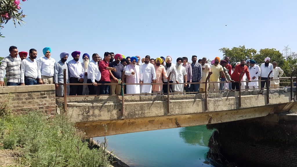 ਚੇਤਨ ਸਿੰਘ ਜੌੜਾਮਾਜਰਾ ਨੇ ਪਿੰਡ ਢੈਂਠਲ ਵਿਖੇ ਭਾਖੜਾ 'ਤੇ 4 ਕਰੋੜ ਰੁਪਏ ਦੀ ਲਾਗਤ ਨਾਲ ਬਣਨ ਵਾਲੇ ਪੁਲ ਦਾ ਨੀਂਹ ਪੱਥਰ ਰੱਖਿਆ