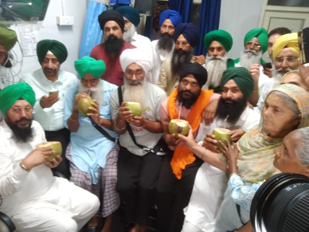 ਮਰਨ ਵਰਤ 'ਤੇ ਬੈਠੇ ਕਿਸਾਨਾਂ ਵੱਲੋਂ ਪਾਣੀ ਵੀ ਤਿਆਗਣ ਤੋਂ ਬਾਅਦ