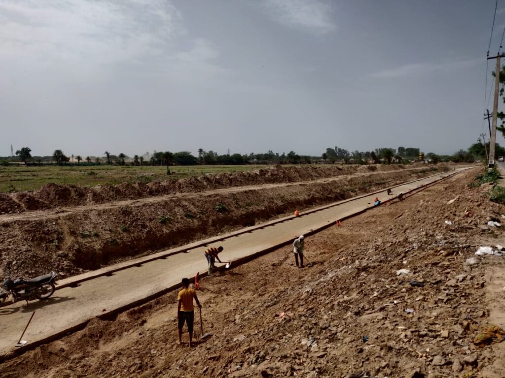 ਛੋਟੀ ਨਦੀ ਪ੍ਰੋਜੈਕਟ ਦੇ ਚਲ ਰਹੇ ਕੰਮ 'ਤੇ ਡਰੇਨਜ ਵਿਭਾਗ ਵਿਜੀਲੈਂਸ ਟੀਮ ਦਾ ਛਾਪਾ