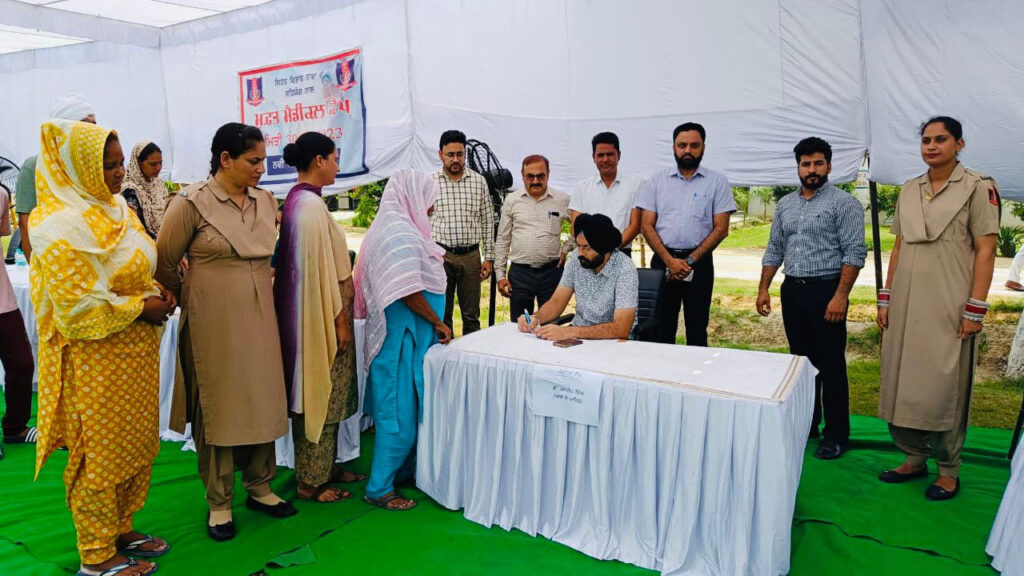 ਜ਼ਿਲ੍ਹਾ ਜੇਲ੍ਹ ਨਾਭਾ ਵਿਖੇ ਲਗਾਇਆ ਮੈਡੀਕਲ ਕੈਂਪ