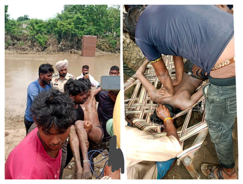 ਹੜ੍ਹ ਕੰਟਰੌਲ ਰੂਮ ਤੋਂ 100 ਮੀਟਰ ਦੂਰ 15 ਸਾਲਾ ਨੌਜਵਾਨ ਨਦੀ 'ਚ ਰੁੜਿਆ