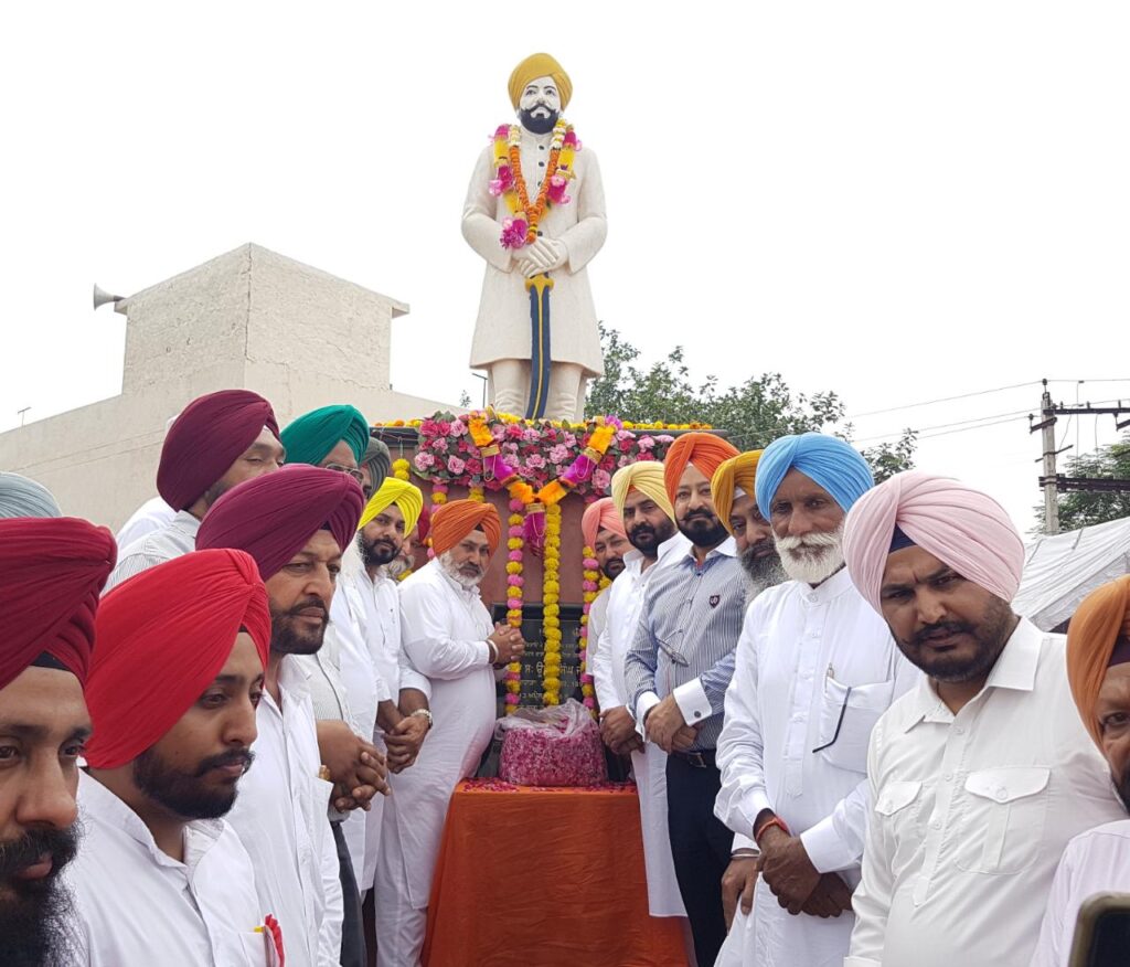 ਸ਼ਹੀਦ ਊਧਮ ਸਿੰਘ ਦੇ 84ਵੇਂ ਸ਼ਹੀਦੀ ਦਿਹਾੜੇ ਮੌਕੇ ਸਨੌਰ ਵਿਖੇ ਸ਼ਰਧਾਂਜਲੀਆਂ ਭੇਂਟ