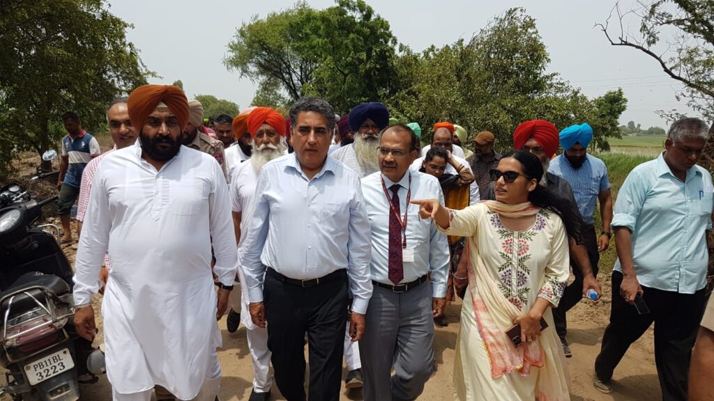 ਕੇਂਦਰੀ ਟੀਮ ਵੱਲੋਂ ਪਟਿਆਲਾ ਜ਼ਿਲ੍ਹੇ ਦੇ ਹੜ੍ਹ ਪ੍ਰਭਾਵਿਤ ਖੇਤਰਾਂ ਦਾ ਜਾਇਜ਼ਾ