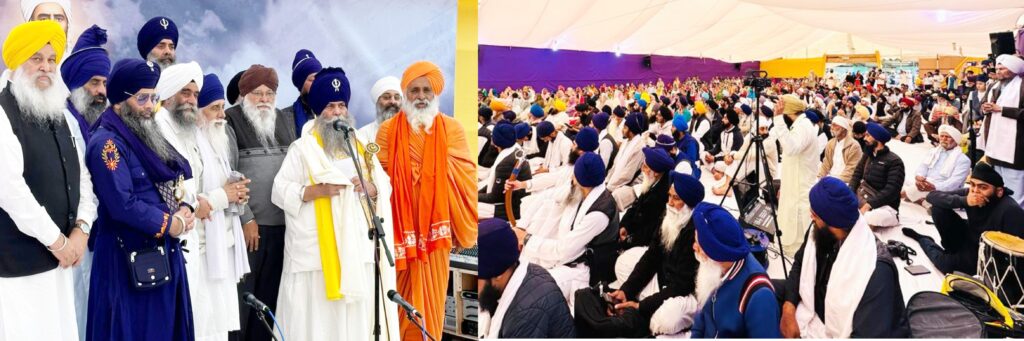 ਬਾਬਾ ਨੰਦ ਸਿੰਘ ਦੀ ਬਰਸੀ ਸਮਾਗਮਾਂ ਮੌਕੇ ਬਾਬੇ ਕੇ ਫਾਰਮ ਵਿਖੇ ਨਿਹੰਗ ਮੁਖੀ ਬਾਬਾ ਬਲਬੀਰ ਸਿੰਘ ਤੇ ਹੋਰ ਸਖਸ਼ੀਅਤਾਂ ਪੁਜੀਆਂ