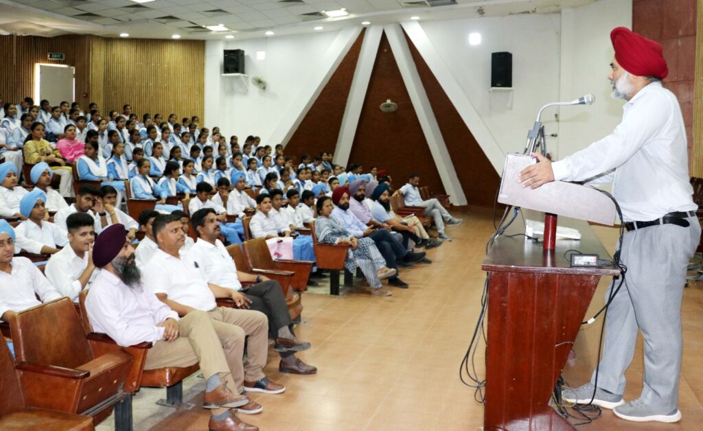 ਚੰਦਰਯਾਨ-3 ਮਿਸ਼ਨ ਵਿਸ਼ੇ ਉੱਤੇ ਸਪੈਸ਼ਲ ਭਾਸ਼ਣ ਕਰਵਾਇਆ