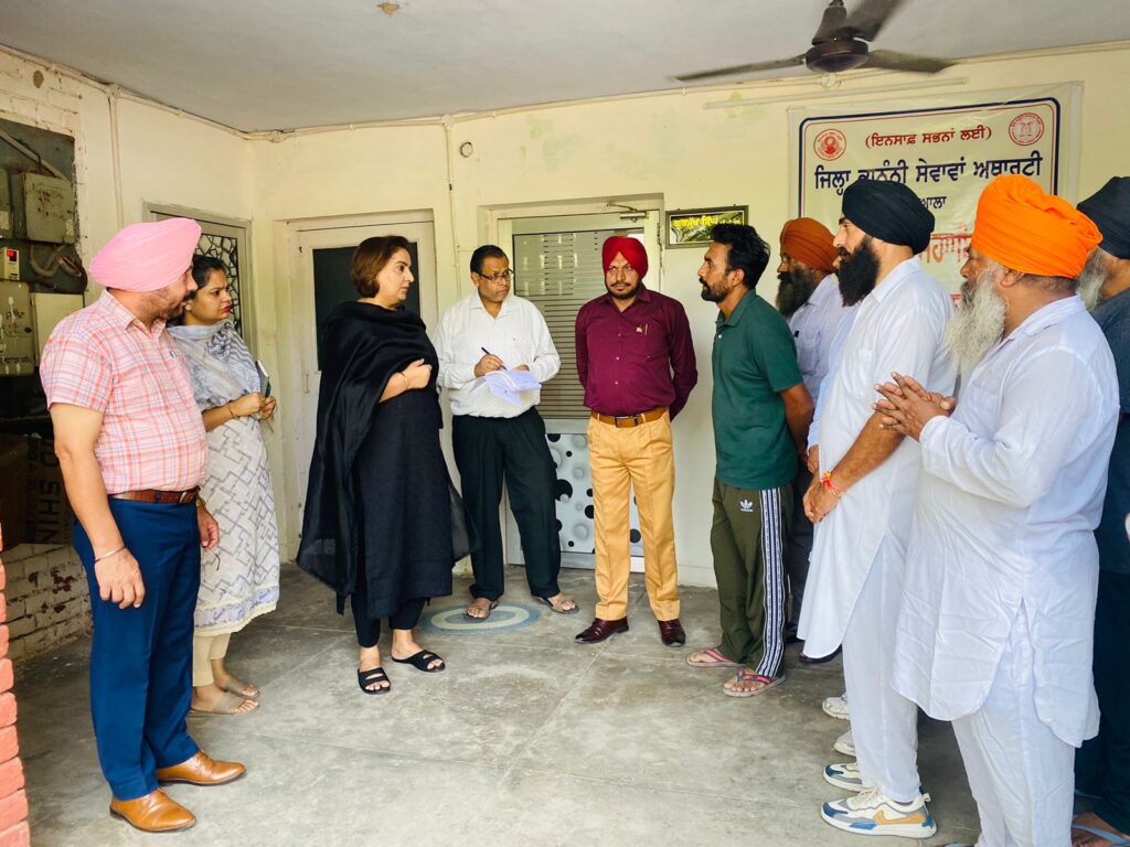 ਜ਼ਿਲ੍ਹਾ ਅਤੇ ਸੈਸ਼ਨਜ਼ ਜੱਜ ਵੱਲੋਂ ਪਟਿਆਲਾ ਜ਼ਿਲ੍ਹੇ ਦੀਆਂ ਜੇਲ੍ਹਾਂ ਦਾ ਅਚਾਨਕ ਨਿਰੀਖਣ