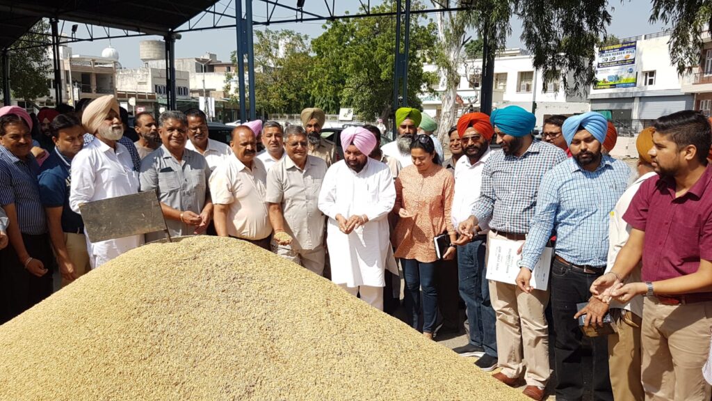 ਪੰਜਾਬ ਮੰਡੀ ਬੋਰਡ ਦੇ ਚੇਅਰਮੈਨ ਹਰਚੰਦ ਸਿੰਘ ਬਰਸਟ ਨੇ ਝੋਨੇ ਦੀ ਸਰਕਾਰੀ ਖ਼ਰੀਦ ਕਰਵਾਈ ਸ਼ੁਰੂ