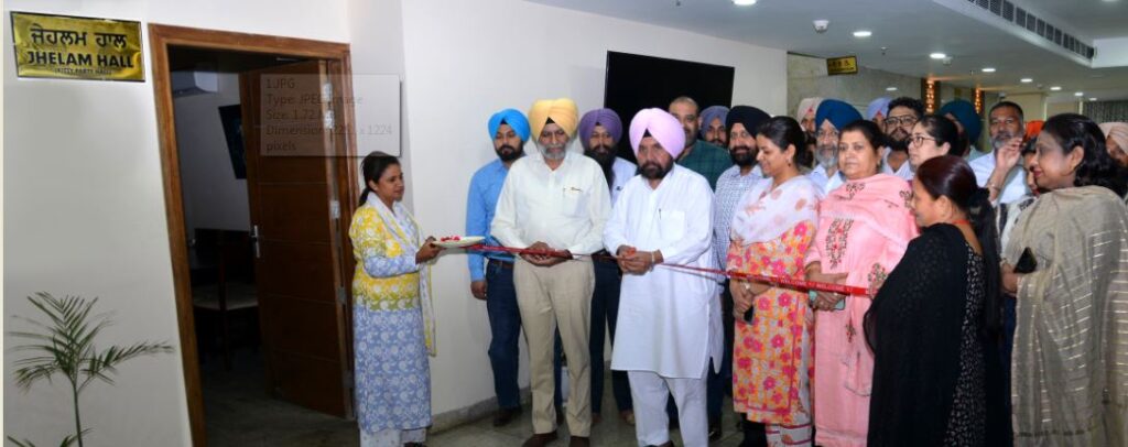 ਸ. ਹਰਚੰਦ ਸਿੰਘ ਬਰਸਟ ਨੇ ਕਿਸਾਨ ਭਵਨ ਵਿੱਖੇ ਜੇਹਲਮ ਹਾਲ ਦਾ ਕੀਤਾ ਉਦਘਾਟਨ