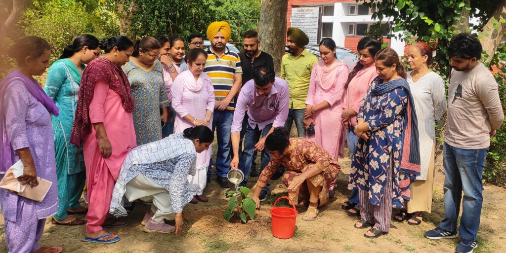 ਸਿਹਤ ਕੇਂਦਰ ਕੌਲੀ ਵਿਖੇ ਵਾਤਾਵਰਣ ਦੀ ਸ਼ੁੱਧਤਾ ਦੇ ਲਈ ਲਗਾਏ ਫੱਲਦਾਰ ਅਤੇ ਛਾਂਦਾਰ ਪੌਦੇ