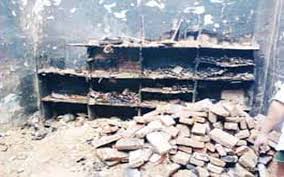 ਕਰਿਆਨੇ ਦੀ ਦੁਕਾਨ ਨੂੰ ਅੱਗ ਲੱਗਣ ਕਰਕੇ ਮਿੰਟਾਂ ਸਕਿੰਟਾਂ ਵਿਚ ਹੀ ਸੜਿਆ ਸਮਾਨ