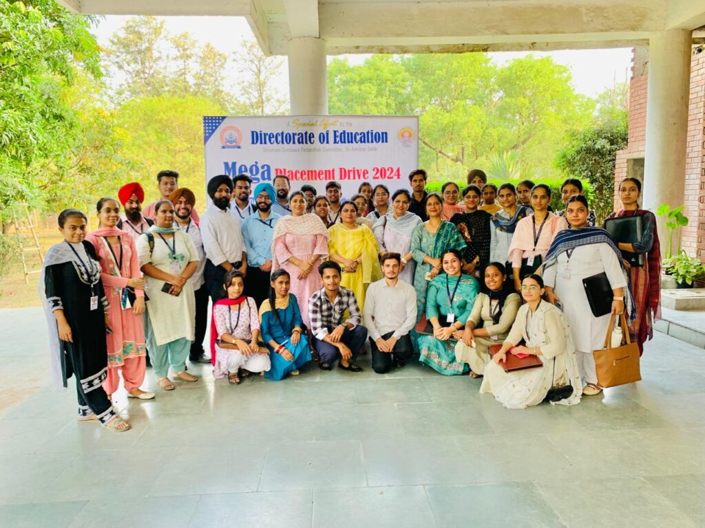 ਖ਼ਾਲਸਾ ਕਾਲਜ ਪਟਿਆਲਾ ਦੇ ਵਿਦਿਆਰਥੀਆਂ ਨੇ ‘ਮੈਗਾ ਪਲੇਸਮੈਂਟ ਡਰਾਈਵ’ ਵਿੱਚ ਲਿਆ ਭਾਗ