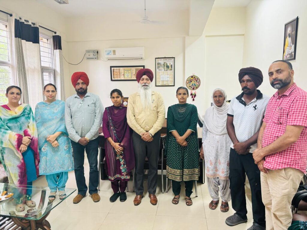 ਘਨੌਰ ਕਾਲਜ ਦੀ ਵਿਦਿਆਰਥਣ ਪੰਜਾਬੀ ਯੂਨੀਵਰਸਿਟੀ ਵਿੱਚੋਂ ਅਵੱਲ