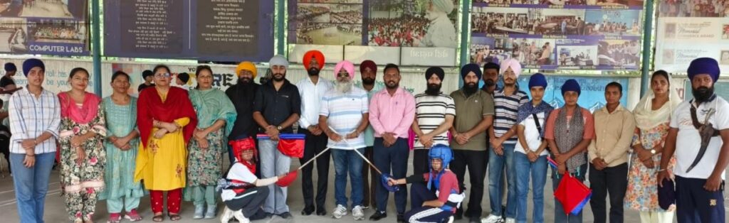 ਗਰਮ ਰੁੱਤ ਦੀਆਂ ਸਕੂਲ ਖੇਡਾਂ ਵਿੱਚ ਗਤਕਾ (ਮਾਰਸ਼ਲ ਆਰਟ) ਜਿਲਾ ਪੱਧਰੀ ਮੁਕਾਬਲੇ ਕਰਵਾਏ