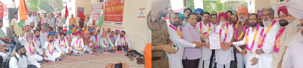 ਅਜ਼ਾਦੀ ਦਿਵਸ ਤੇ ਚੌਥਾ ਦਰਜਾ ਮੁਲਾਜਮਾਂ ਨੇ ਜਿਲਾ ਸਦਰ ਮੁਕਾਮਾ ਤੇ ਸਮੁੰਹਕ ਭੁੱਖ ਹੜਤਾਲਾਂ ਕਰਕੇ ਰੈਲੀਆਂ ਕੀਤੀਆਂ — ਦਰਸ਼ਨ ਲੁਬਾਣਾ, ਰਣਜੀਤ ਰਾਣਵਾ