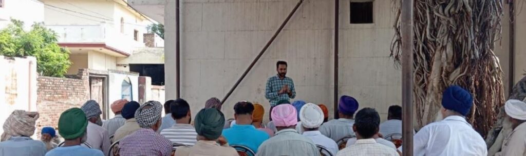 ਖੇਤੀਬਾੜੀ ਵਿਭਾਗ ਐਨ.ਜੀ.ਟੀ. ਦੇ ਨਿਰਦੇਸ਼ਾਂ ਅਨੁਸਾਰ ਕਿਸਾਨਾਂ ਨੂੰ ਕਰ ਰਿਹਾ ਜਾਗਰੂਕ