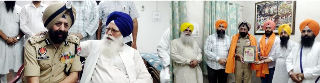 ਗੁਰਦੁਆਰਾ ਸ੍ਰੀ ਦੂਖਨਿਵਾਰਨ ਸਾਹਿਬ ਨਤਮਸਤਕ ਹੋਏ ਡੀਆਈਜੀ ਮਨਦੀਪ ਸਿੰਘ ਸਿੱਧੂ