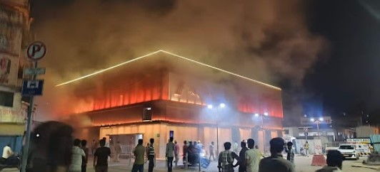 ਪੁਣੇ ਦੇ ਮੰਡਾਈ ਮੈਟਰੋ ਸਟੇਸ਼ਨ 'ਤੇ ਲੱਗੀ ਅੱਗ