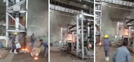 ਜਬਲਪੁਰ ਆਰਡੀਨੈਂਸ ਫੈਕਟਰੀ ਖਮਾਰੀਆ ਦੇ ਐਫ 6 ਸੈਕਸ਼ਨ ਵਿੱਚ ਧਮਾਕਾ ਹੋਣ ਨਾਲ 13 ਦੇ ਕਰੀਬ ਕਰਮਚਾਰੀ ਝੁਲਸੇ