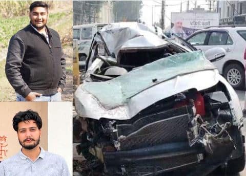 ਅਵਾਰਾ ਪਸ਼ੂ ਦੇ ਗੱਡੀ ਅੱਗੇ ਆ ਜਾਣ ਕਾਰਨ ਵਾਪਰੇ ਸੜਕ ਹਾਦਸੇ ਵਿਚ ਦੋ ਦੀ ਮੌਤ ਤੇ ਤੀਸਰਾ ਗੰਭੀਰ ਜ਼ਖ਼ਮੀ