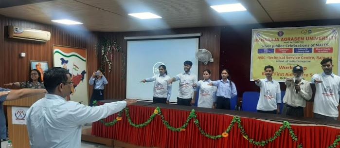 ਮਹਾਰਾਜਾ ਅਗਰਸੈਨ ਯੂਨੀਵਰਸਿਟੀ ਵਿਖੇ ਜੀਵਨ ਬਚਾਓ ਟ੍ਰੇਨਿੰਗ