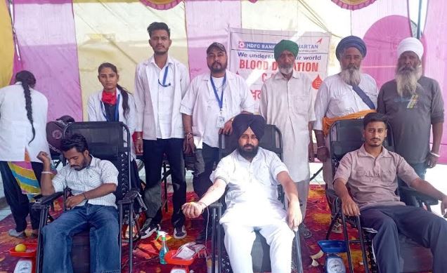 ਸ੍ਰੀ ਗੁਰੂ ਗ੍ਰੰਥ ਸਾਹਿਬ ਜੀ ਦੇ ਗੁਰਤਾਗੱਦੀ ਦਿਵਸ ਅਤੇ ਮਾਤਾ ਸਾਹਿਬ ਕੌਰ ਦੇ ਜਨਮ ਦਿਹਾੜੇ ਨੂੰ ਸਮਰਪਿਤ ਕਲੱਬ ਨੇ ਲਾਇਆ ਖੂਨਦਾਨ ਕੈਂਪ