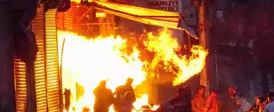 ਕੱਪੜੇ ਦੀ ਦੁਕਾਨ ‘ਚ ਲੱਗੀ ਭਿਆਨਕ ਅੱਗ