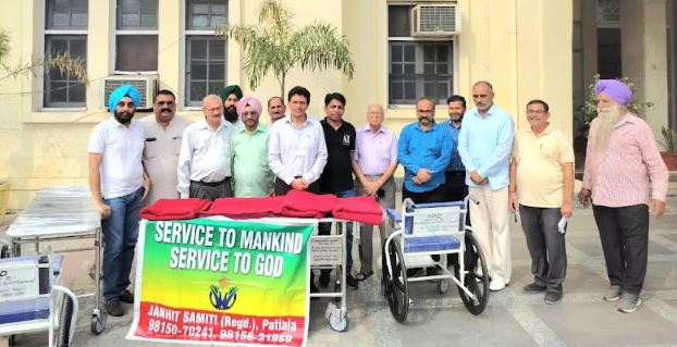 ਜਨ ਹਿੱਤ ਸੰਮਤੀ ਵਲੋ ਸਰਕਾਰੀ ਰਾਜਿੰਦਰਾ ਹਸਪਤਾਲ ਵਿਖੇ ਲੋੜਵੰਦ ਮਰੀਜ਼ਾਂ ਦੀ ਮਦਦ ਲਈ ਅੱਗੇ ਆਉਣਾ ਸ਼ਲਾਘਾਯੋਗ : ਮੈਡੀਕਲ ਸੁਪਰਡੈਂਟ ਗਰੀਸ ਸਾਹਨੀ