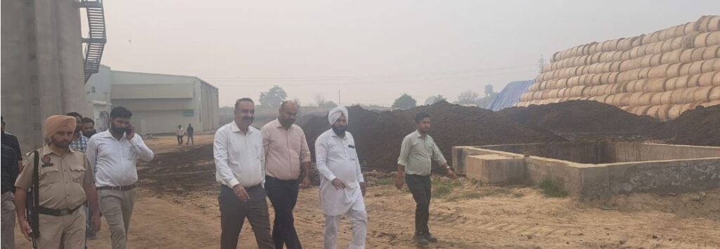 ਡਿਪਟੀ ਕਮਿਸ਼ਨਰ ਸੰਦੀਪ ਰਿਸ਼ੀ ਵੱਲੋਂ ਪਰਾਲੀ ਪ੍ਰਬੰਧਨ ਵਿੱਚ ਯੋਗਦਾਨ ਪਾ ਰਹੇ ਕੰਪਰੈਸਡ ਬਾਇਓ ਗੈਸ ਪਲਾਂਟ ਦਾ ਦੌਰਾ