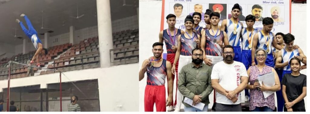 ਅੰਤਰ ਜ਼ਿਲ੍ਹਾ ਜਿਮਨਾਸਟਿਕ ਅੰਡਰ 19 ਲੜਕਿਆਂ ਅਤੇ ਅੰਡਰ 14 ਲੜਕੀਆਂ ਦੇ ਮੁਕਾਬਲਿਆਂ ਵਿੱਚ ਪਟਿਆਲੇ ਜ਼ਿਲ੍ਹੇ ਨੇ ਸਿਲਵਰ ਮੈਡਲ ਜਿੱਤਿਆ