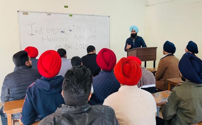 ਖ਼ਾਲਸਾ ਕਾਲਜ ਪਟਿਆਲਾ ਵਿਖੇ ਵਿਸ਼ਵ ਮਨੁੱਖੀ ਅਧਿਕਾਰ ਦਿਵਸ ਮੌਕੇ ਵਿਸ਼ੇਸ਼ ਪ੍ਰੋਗਰਾਮ ਦਾ ਆਯੋਜਨ