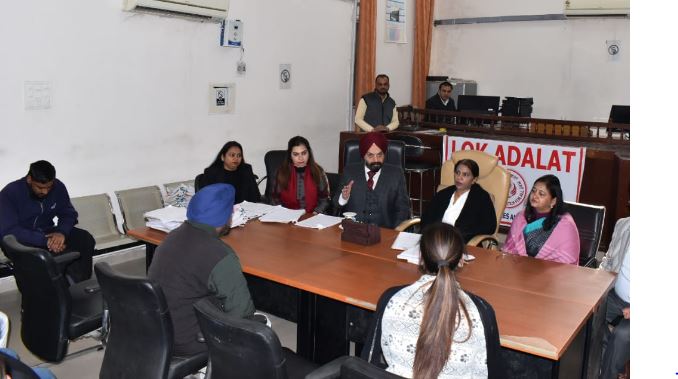 ਪੰਜਾਬ ਭਰ ਵਿੱਚ ਲਗਾਈ ਗਈ ਕੌਮੀ ਲੋਕ ਅਦਾਲਤ