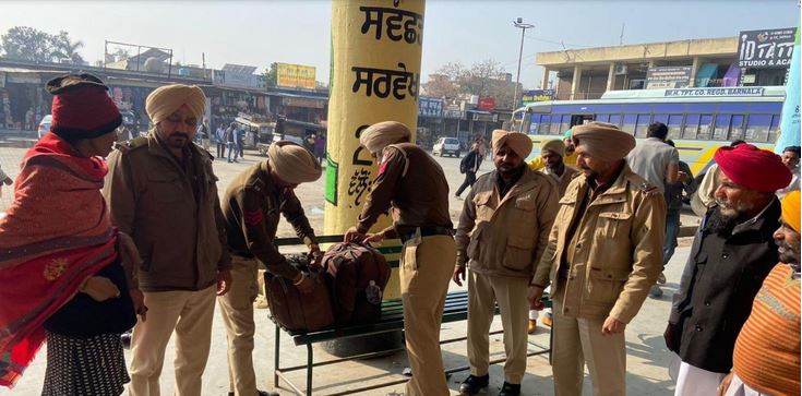 ਪੰਜਾਬ ਪੁਲਿਸ ਨੇ ਸੂਬੇ ਭਰ ਦੇ ਬੱਸ ਸਟੈਂਡਾਂ 'ਤੇ ਤਲਾਸ਼ੀ ਮੁਹਿੰਮ ਚਲਾਈ