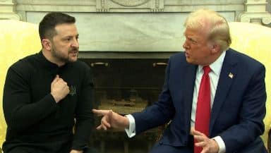 ਅਮਰੀਕੀ ਰਾਸ਼ਟਰਪਤੀ ਟਰੰਪ ਨਾਲ ਹੋਈ ਯੂਕਰੇਨ ਰਾਸ਼ਟਰਪਤੀ ਵੋਲੋਦੀਮੀਰ ਜੈਲੇਂਸਕੀ ਦੀ ਬਹਿਸ