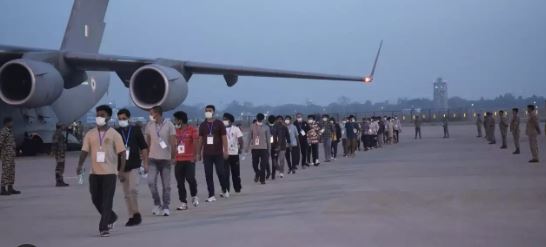 ਭਾਰਤੀ ਦੂਤਾਸਵਾਸ ਨੇ ਥਾਈਲੈਡ ਵਿਚ ਮਿਆਂਮਾਰ ਦੂਤਾਵਾਸ ਦੇ ਸਹਿਯੋਗ ਨਾਲ 549 ਭਾਰਤੀਆਂ ਨੂੰ ਭੇਜਿਆ ਵਾਪਸ ਭਾਰਤ