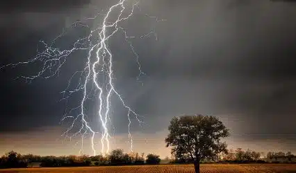Lightning strike