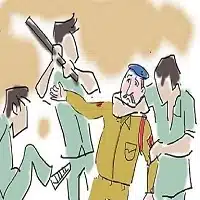 Beaten up and tore uniform