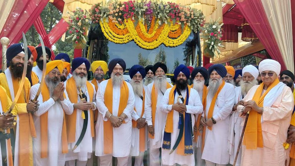 ਪਾਤਸ਼ਾਹੀ ਛੇਵੀਂ ਅਤੇ ਨੌਵੀਂ ਗੁਰਦੁਆਰਾ ਕਰਹਾਲੀ ਸਾਹਿਬ ਤੋਂ ਸਜਾਇਆ ਗਿਆ ਮੀਰੀ ਪੀਰੀ ਖਾਲਸਾ ਮਾਰਚ