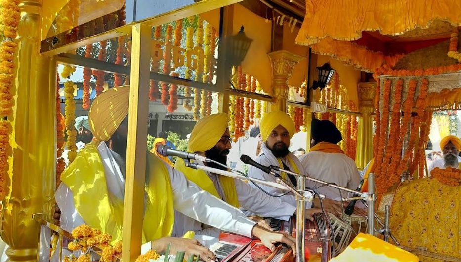 ਗੁਰਦੁਆਰਾ ਬਹਾਦਰਗੜ੍ਹ ਸਾਹਿਬ ਤੋਂ ਨੋਵੇਂ ਪਾਤਸ਼ਾਹ ਦੇ ਆਗਮਨ ਪੁਰਬ ਨੂੰ ਸਮਰਪਿਤ ਸਜਾਇਆ ਨਗਰ ਕੀਰਤਨ